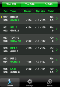 Odds: Pro Baseball screenshot