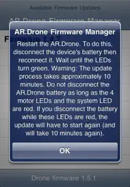 Firmware Manager for AR.Drone iphone bilder 3
