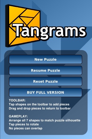 Tangrams Lite screenshot 2