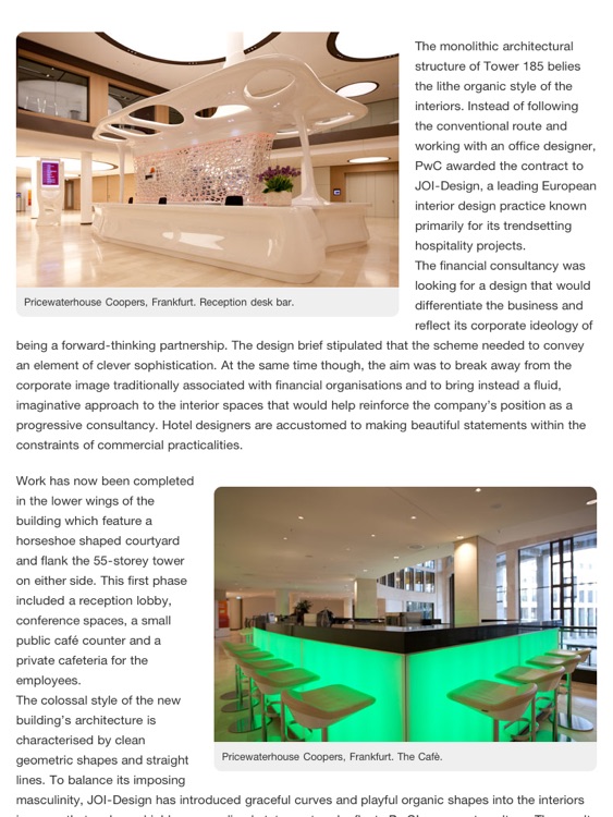 Designing comfortable architecture