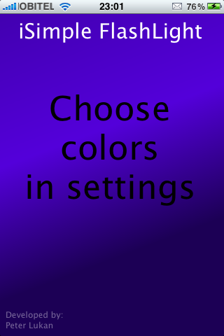 iSimpleFlashLight screenshot