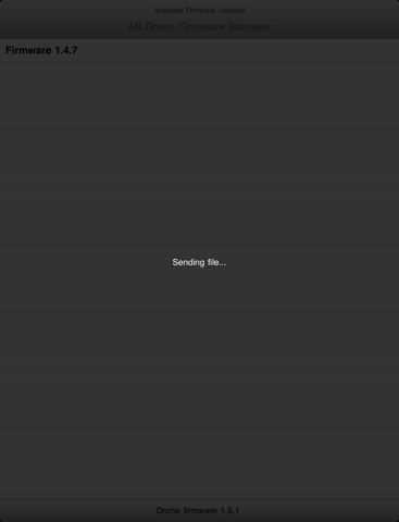 Screenshot #6 pour Firmware Manager for AR.Drone