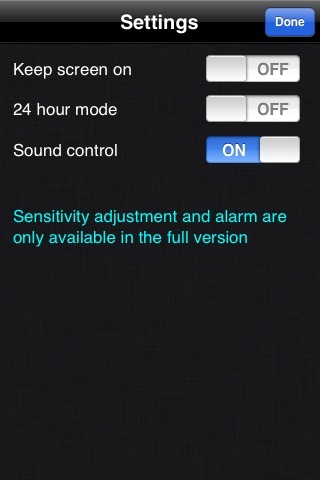 Sound Control Talking Clock Lite screenshot 3