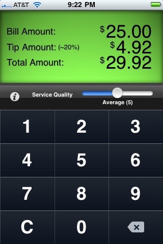 TipWaiter screenshot