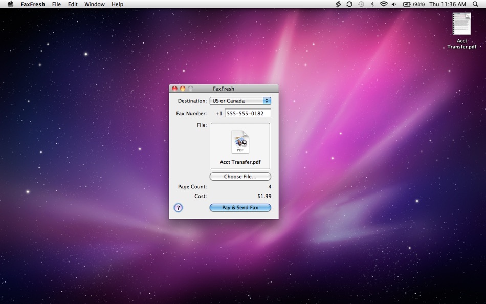 #1. FaxFresh for Mac OS X (macOS) 由: Purple Cover, Inc.