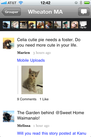 Grouper for Facebook screenshot