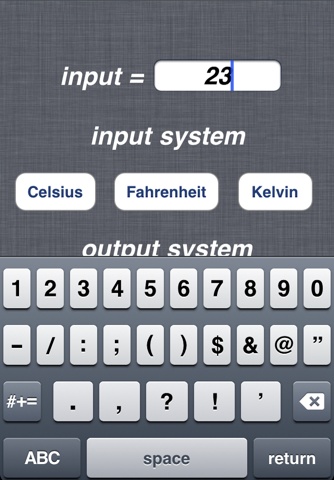 Celsius Kelvin Fahrenheit Converter screenshot 2