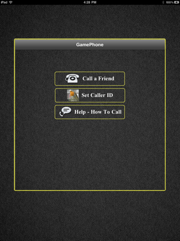 Screenshot #4 pour GamePhone - Free voice calls and text chat for Game Center