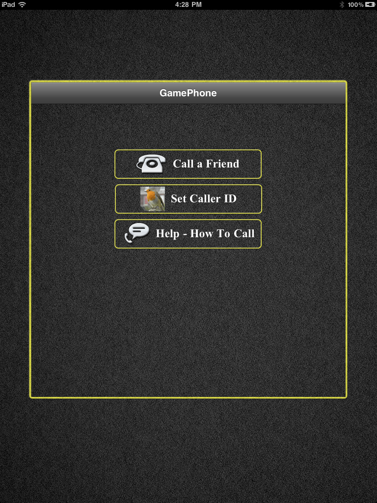 GamePhone - Free voice calls and text chat for Game Center screenshot 5