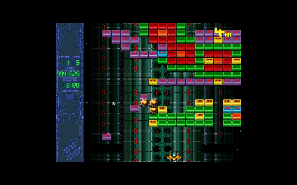 #4. Ultranium 4 - Breakout Shooter (macOS) بواسطة: Julien meyer