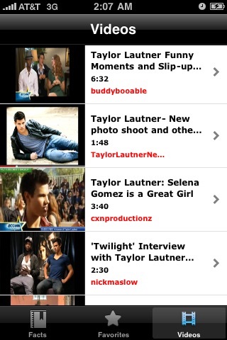 Taylor Lautner Awesome Facts screenshot-3