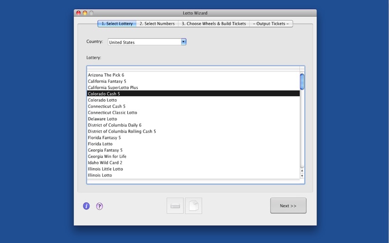 Screenshot #1 pour Lotto Wizard