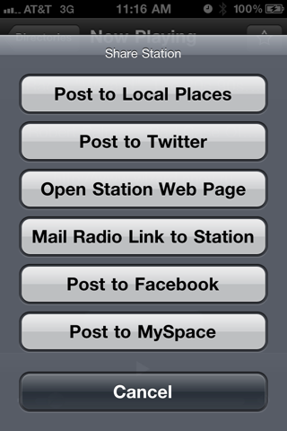 radio lite iphone screenshot 4