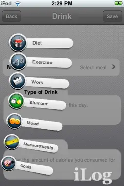 iLog1 screenshot 4