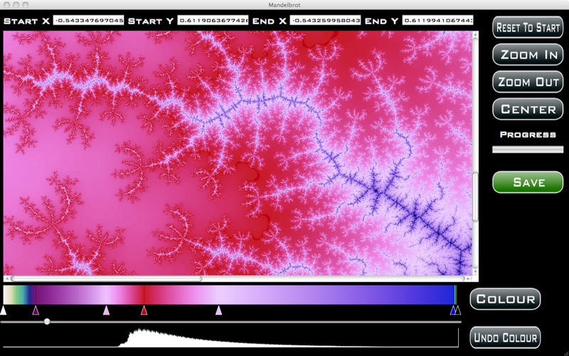Screenshot #2 for Mandelbrot - generate stunning fractal images