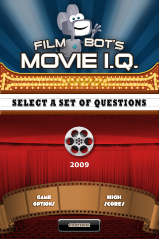 2009 - film bot's movie i.q. (free) iphone screenshot 1