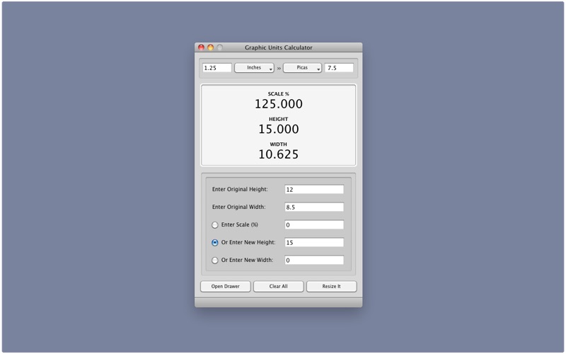 Screenshot #2 pour Graphic Units Calculator