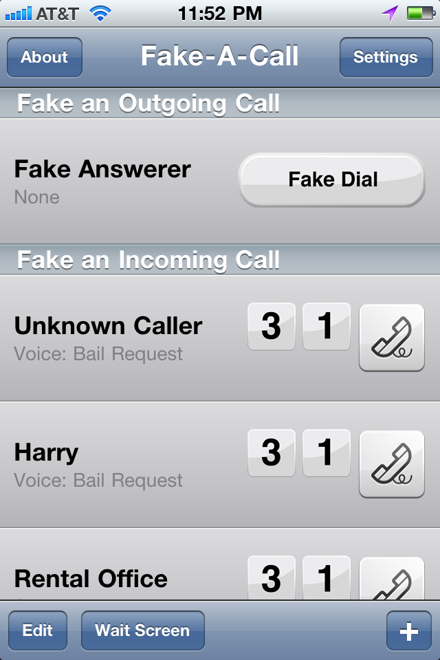 Fake-A-Call ™