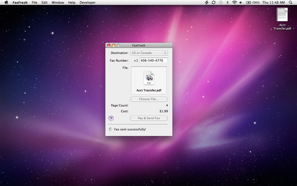 #4. FaxFresh for Mac OS X (macOS) 由: Purple Cover, Inc.