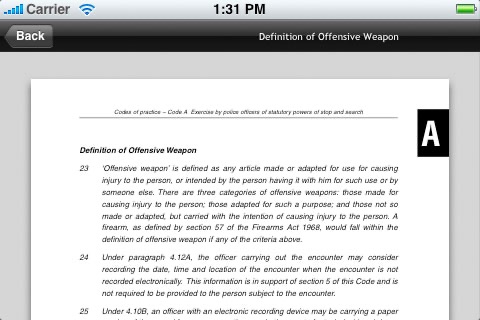 Police Powers Lite screenshot 2