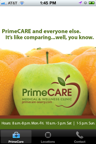 PrimeCare Medical Center Mobile App iPhone screenshot