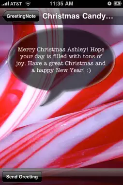 GreetingNote screenshot 3