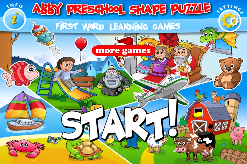Abby - Preschool Shape Puzzle - First Word FREE (Vehicles and Animals under the Sea) screenshot 2
