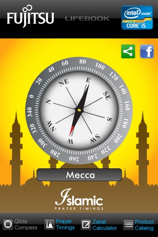 Islamic Prayer timings by Fujitsu