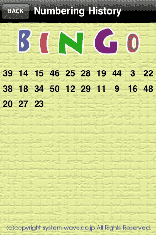 Bingo Numbering screenshot 2