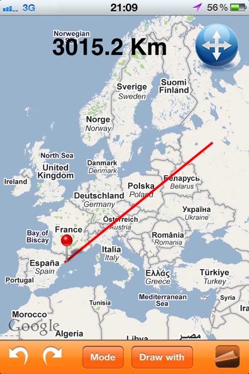 Map Distance
