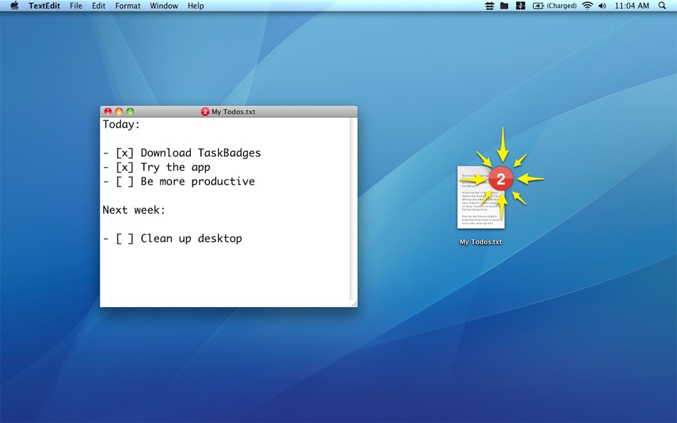 #2. TaskBadges for Mac OS X (macOS) بواسطة: Kitestack Software