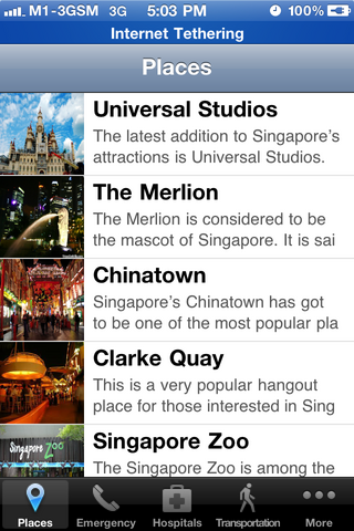 Visit Singapore screenshot