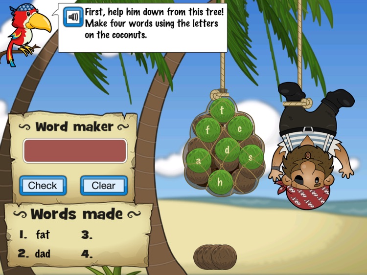 Pirate treasure hunt: eight challenges