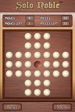 Solo Noble - Peg Solitaire - Free