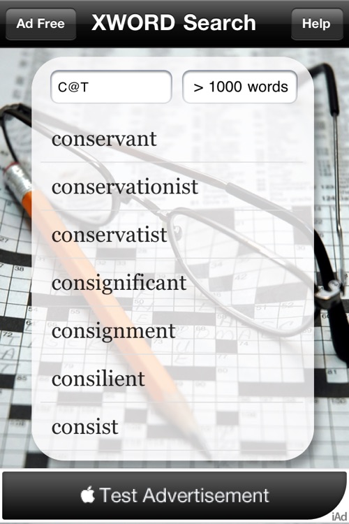 A CrossWORD Search Tool