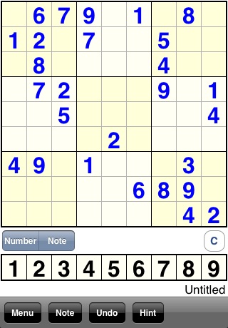 Free SudokuEdit for iPhone