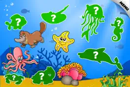 Game screenshot Abby - Preschool Shape Puzzle - First Word FREE (Vehicles and Animals under the Sea) mod apk
