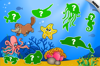 abby - preschool shape puzzle - first word free (vehicles and animals under the sea) iphone screenshot 1