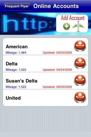 Frequent Flyer Mileage Tracker and Flight Log screenshot-4