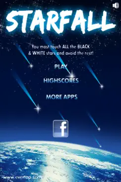 StarFall - Best Free and Fun to Play Falldown Falling Star Game! iPhone image 1