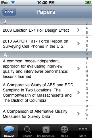 iConf for the 2010 AAPOR Conference screenshot-3