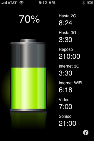 Tiempo de la Batería screenshot 1