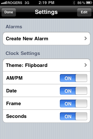 Alarm Clock Pro by Koingo Software screenshot 2
