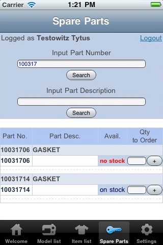 App screenshot