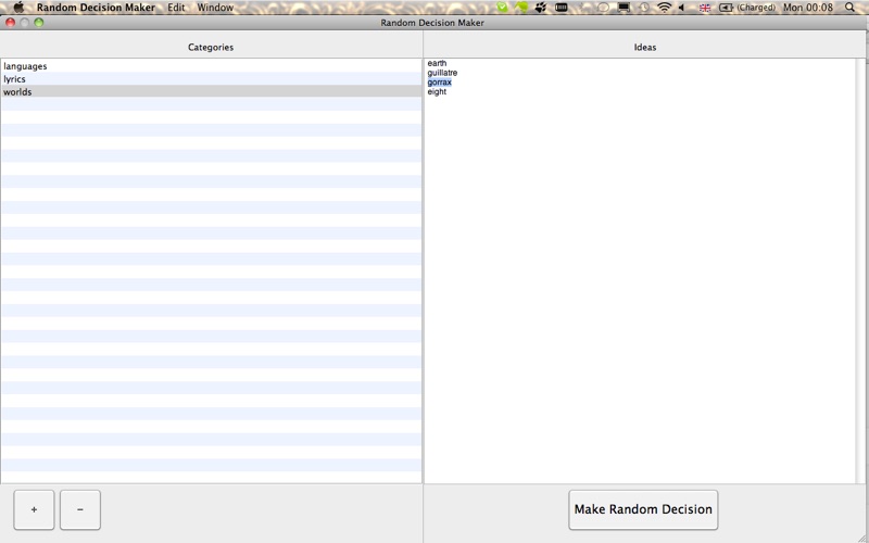 Screenshot #1 pour Random Decision Maker