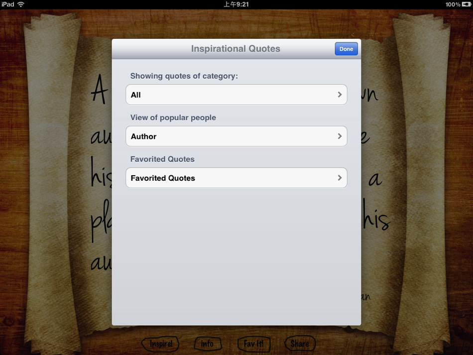 #2. inQuotes (iOS) Av: rociiu