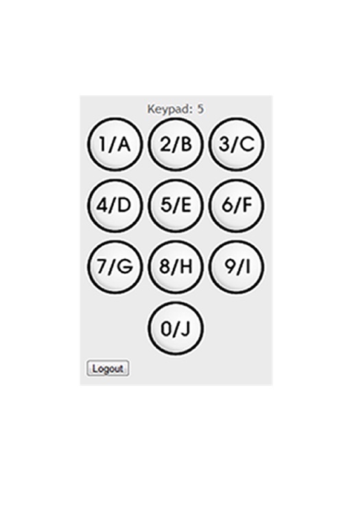 Meridia Web Keypad