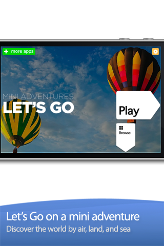 #1. Mini Adventures - Let's Go and Learn the Alphabet (iOS) By: Innovative Mobile Apps
