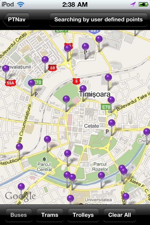 Public Transportation Navigation - Timisoara