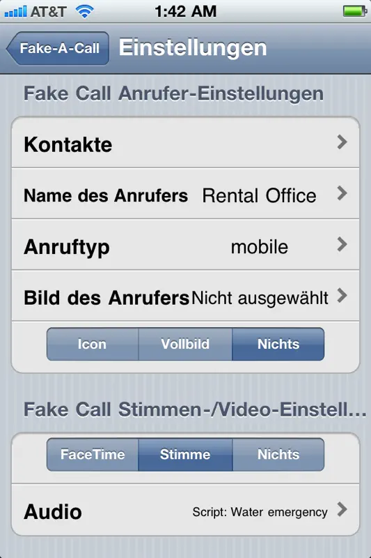 Fake-A-Call screenshot 5 of 5